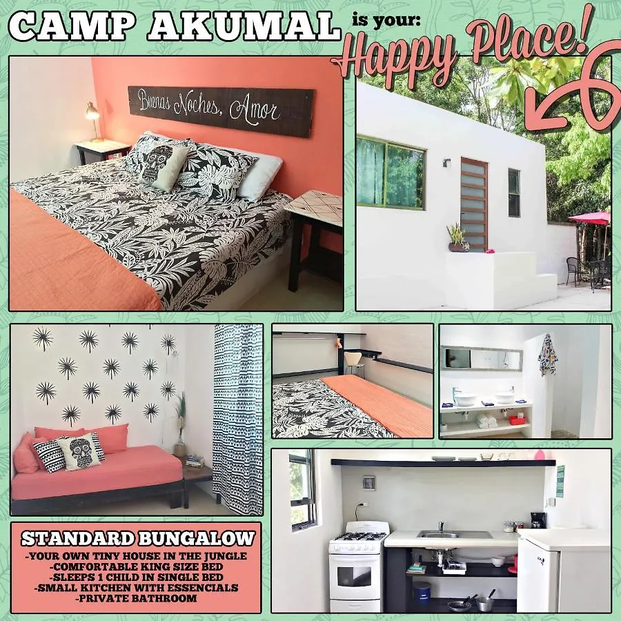 Camp Akumal - Hosted Family Bungalows Mexico